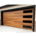 Durable y seguro: puerta de garaje de panel de aluminio seccional
